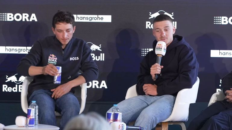 Lipowitz-Evenepoel-Roglic : Red Bull-Bora-hansgrohe alignera son trident au Tour de France. Lipowitz-Evenepoel-Roglic : Red Bull-Bora-hansgrohe alignera son trident au Tour de France.