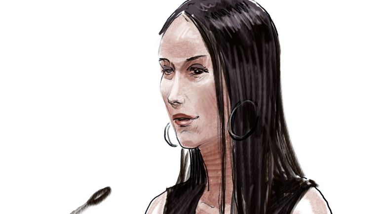 Sarah, la compagne de Paolo Falzone : 