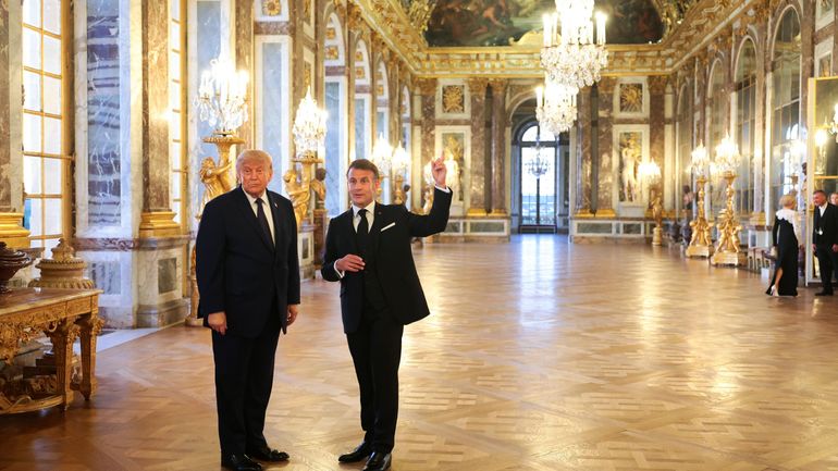 Donald Trump sous les ors de Versailles