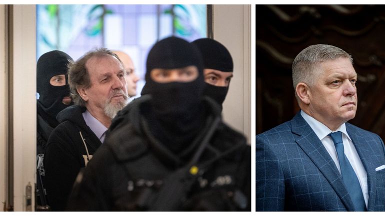 Slovaquie : la justice condamne l'homme qui avait tiré sur le Premier ministre Fico à 21 ans de prison
