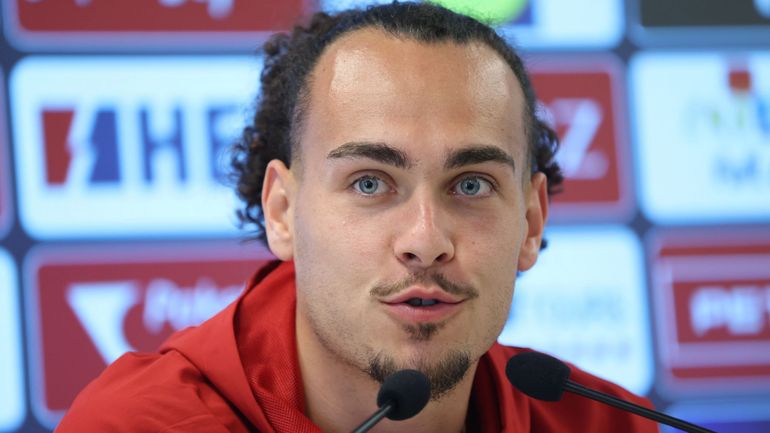 Arthur Theate avant le choc entre la Croatie et les Diables : 
