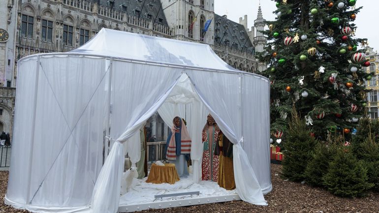 Bruxelles : les mesures de sécurité renforcées autour de la crèche de la Grand-Place