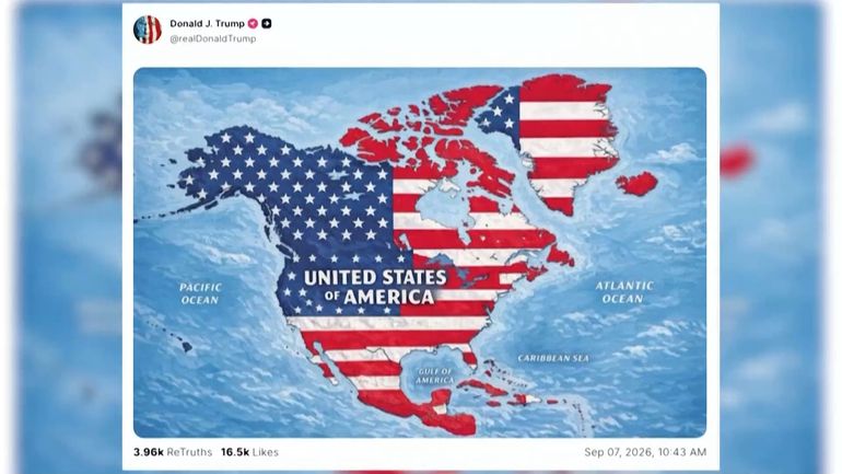 Canada, Mexique, Groenland, Antilles et Islande : la carte rêvée des USA selon Donald Trump
