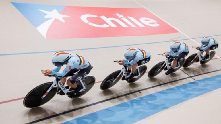 Mondiaux de cyclisme sur piste : La Belgique se qualifie pour la petite finale de la poursuite par équipes dames