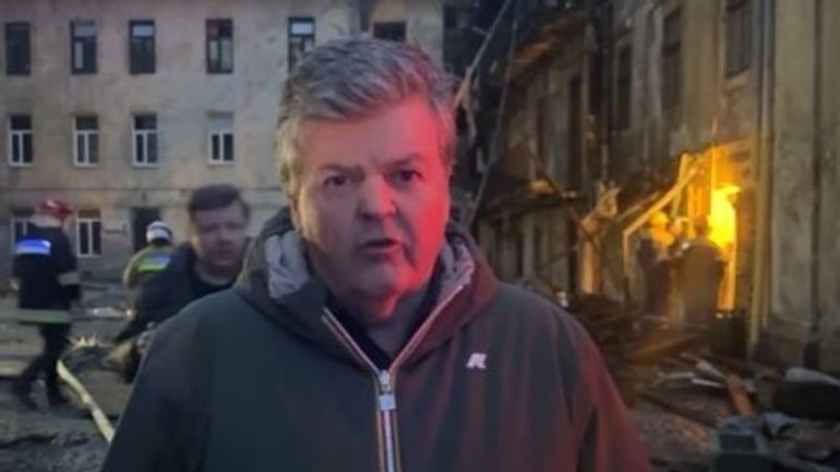 Bart Somers, bourgmestre de Malines, se retrouve au milieu d'une attaque Russe sur Lviv en Ukraine