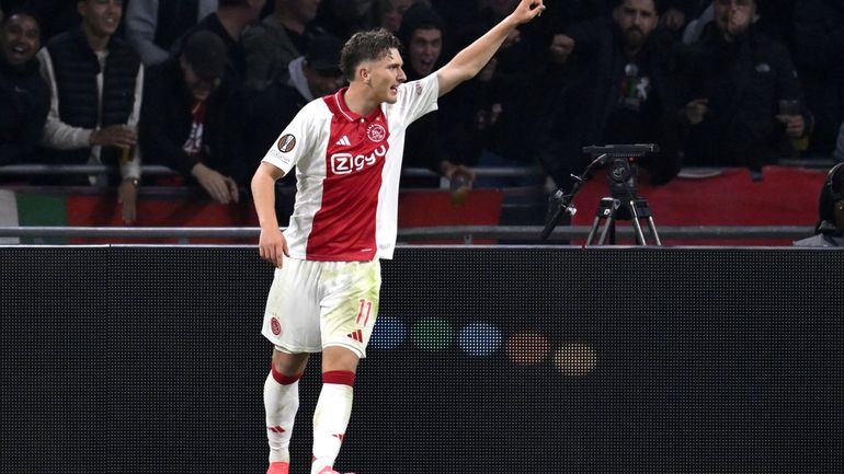 Mika Godts passeur décisif avec l’Ajax qui s’impose 2-0 face à Groningue