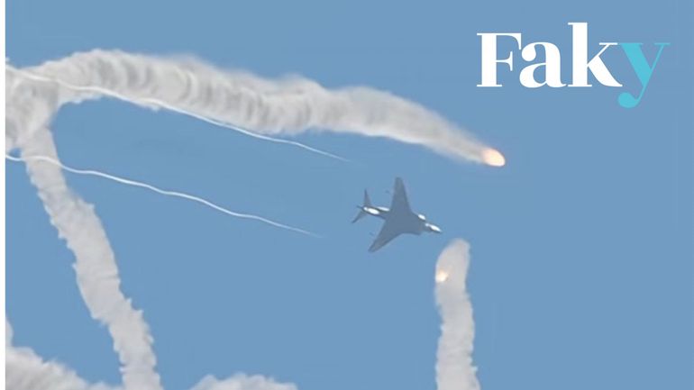 Cette vidéo d'un pilote de chasse américain "évitant des missiles sol-air iraniens" est issue d'un jeu vidéo