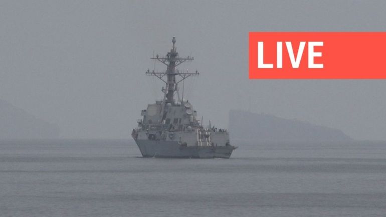 Direct - Guerre au Moyen-Orient : navires américains dans le détroit d'Ormuz, négociations directes et combats persistants