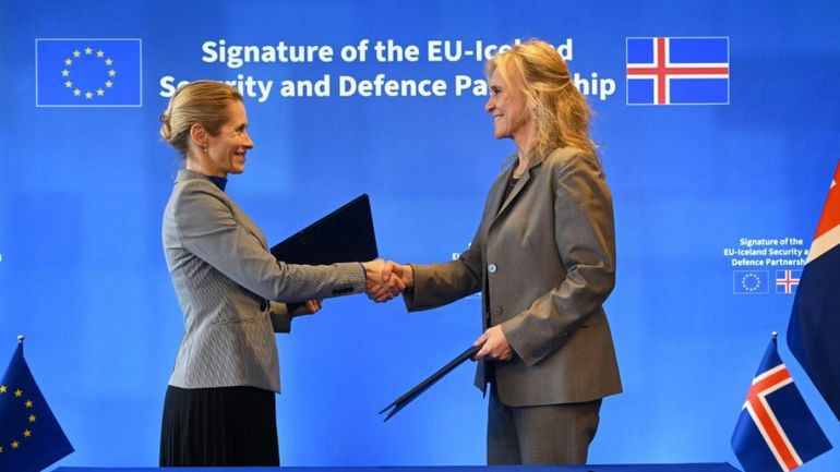 Défense européenne : Bruxelles signe un partenariat de sécurité avec l'Islande, avant un référendum sur le processus d'adhésion à l'UE
