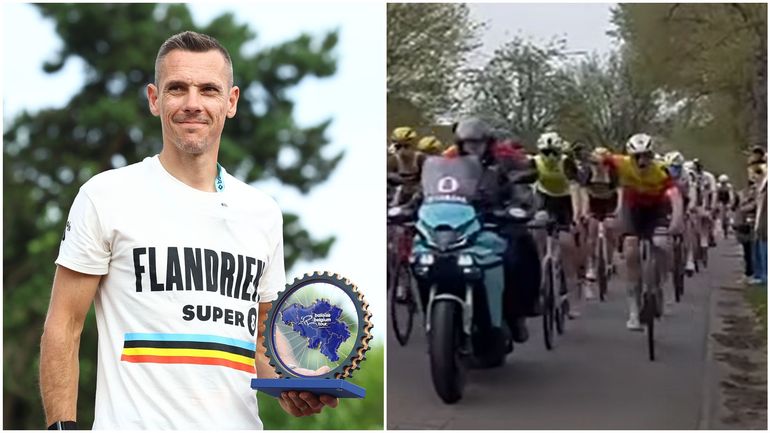 Philippe Gilbert annonce le succès de Wout van Aert à Paris-Roubaix sur une course de cadets et crée l’euphorie