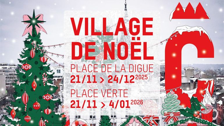 À Charleroi, six semaines de festivités hivernales avec le Village de Noël au programme