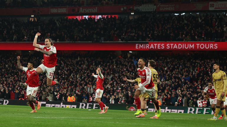 Arsenal vient à bout de Crystal Palace en Coupe de la Ligue après une séance de tirs au but interminable