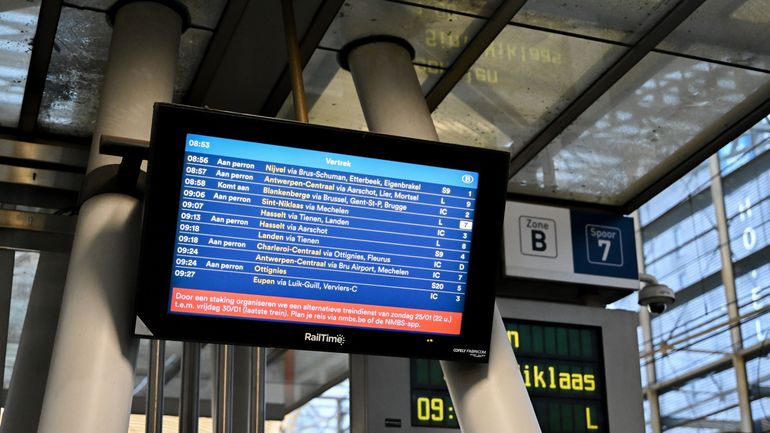 Les grèves ont fait grimper les demandes d'indemnisation à la SNCB en 2025
