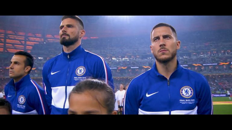 Quand Eden Hazard et Olivier Giroud se retrouvent à Lille : 