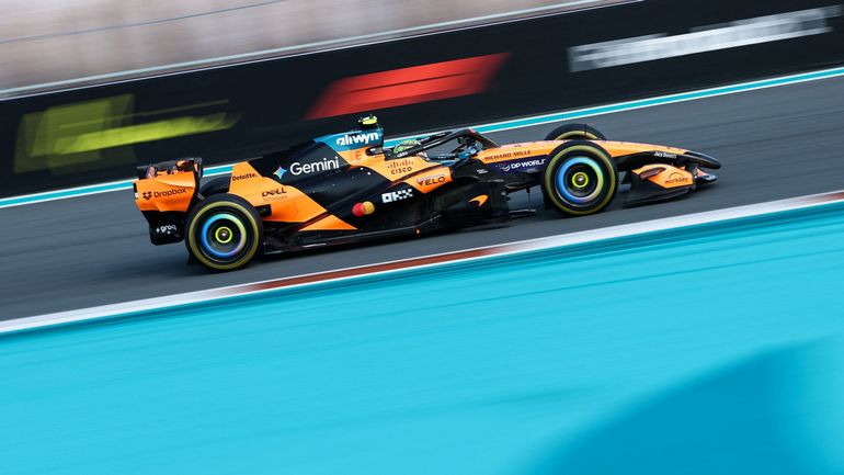 F1 Miami : Lando Norris remporte la course sprint, aucune Mercedes dans le top 3
