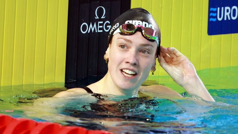 Euro de natation en petit bassin : Florine Gaspard fait tomber son record de Belgique du 100 m brasse et se hisse en finale