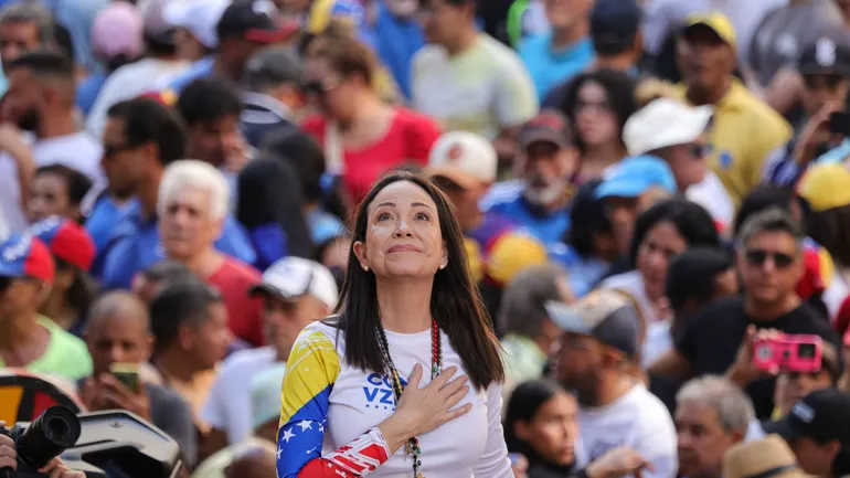 Maria Corina Machado, leader de l’opposition et Prix Nobel de la paix