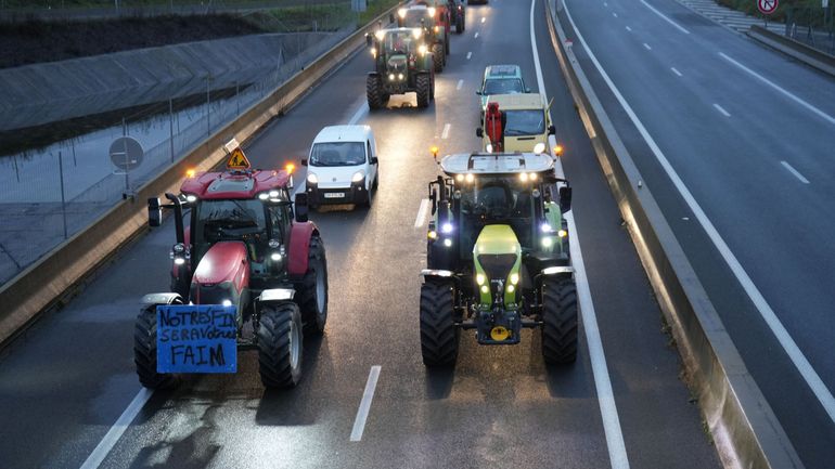 "On ne va pas lâcher" : les agriculteurs français maintiennent les barrages dans le Sud-Ouest au début des vacances "On ne va pas lâcher" : les agriculteurs français maintiennent les barrages dans le Sud-Ouest au début des vacances