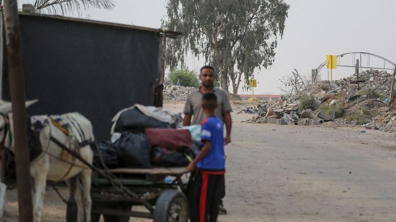 "Où pouvons‑nous aller ?" : des Palestiniens sous les bombes du côté israélien de la "ligne jaune"