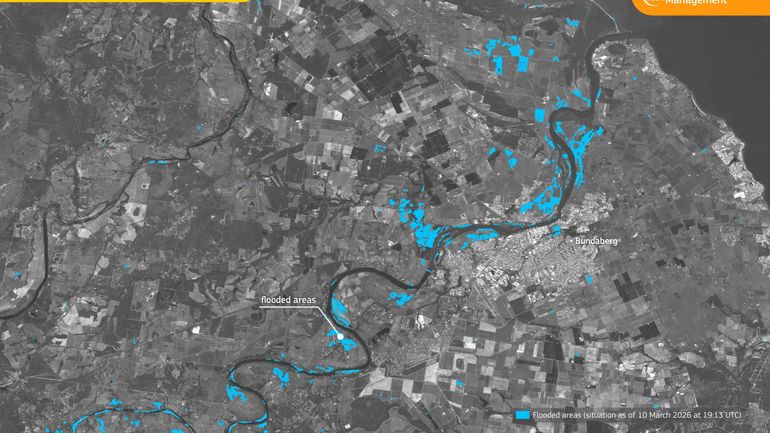 L'image satellite du jour : des inondations dévastatrices en Australie