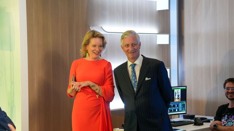 Visite royale à Média Square pour l'inauguration du nouveau vaisseau amiral de la RTBF