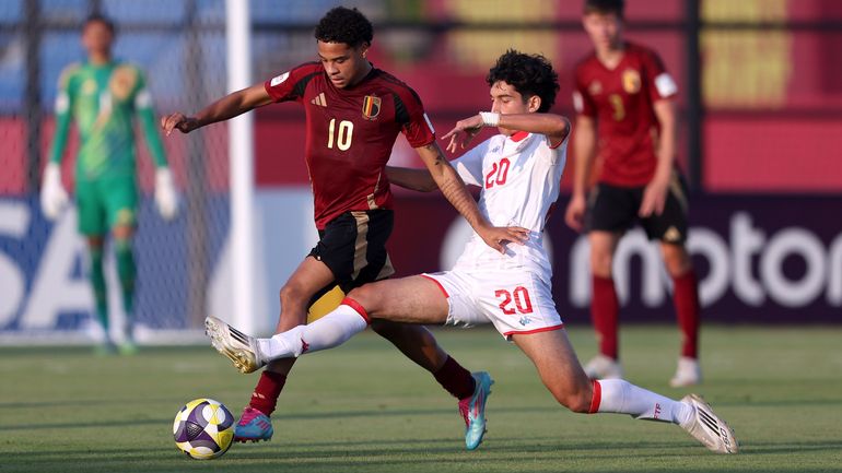 Coupe du monde U17 : maturité et gestion, la Belgique s'impose contre la Tunisie et file en seizièmes de finale