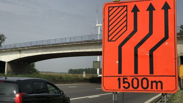 Chantier sur l’E411 à Wierde : perturbations dans les deux sens