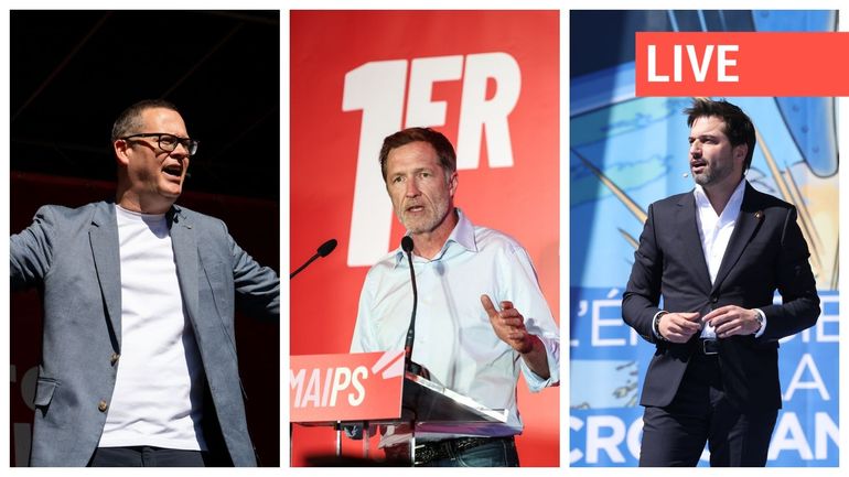 Direct - 1er mai : MR, PS et PTB s'adressent à leurs militants pour la fête du travail