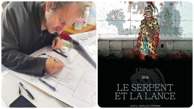 "Le 4e et 5e album seront encore plus puissants": une fin d’année chargée pour le dessinateur Hub "Le 4e et 5e album seront encore plus puissants": une fin d’année chargée pour le dessinateur Hub