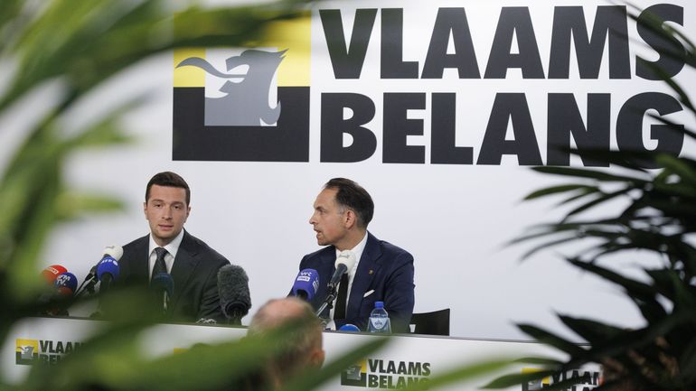 Jordan Bardella (RN) resserre les liens avec l'extrême droite flamande