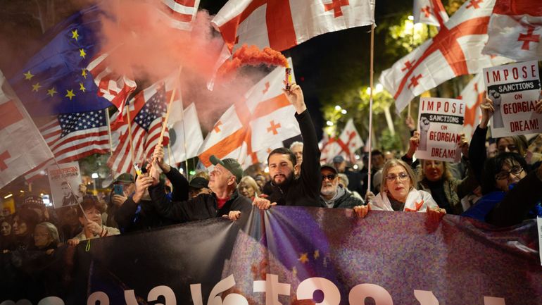 Géorgie : trois grands partis d’opposition bientôt interdits ? "C’est la méthode des pays autoritaires" Géorgie : trois grands partis d’opposition bientôt interdits ? "C’est la méthode des pays autoritaires"