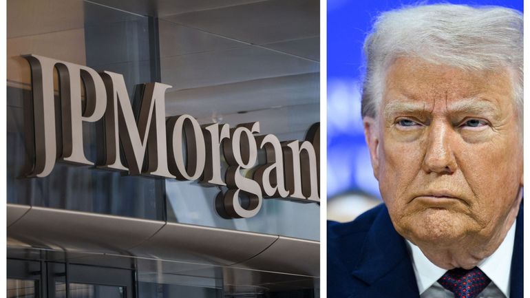 Etats-Unis : Trump attaque la banque JPMorgan Chase et son patron pour clôture abusive de ses comptes