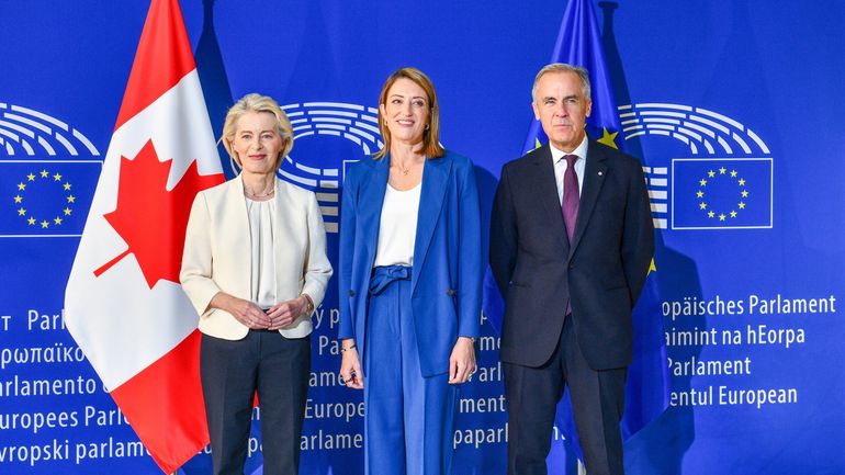 Le rapprochement entre le Canada et l'Europe, un outil de résistance face à Trump ? "Ce serait enfin la preuve d'une riposte contre ces attaques répétées des États-Unis"