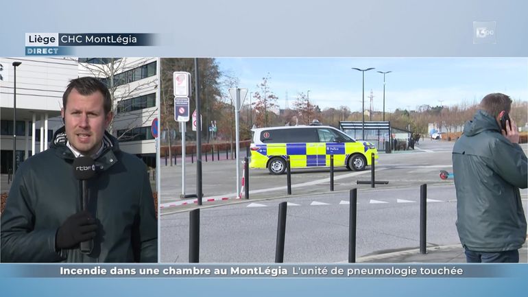 Incendie dans une chambre au MontLégia : une patiente grièvement brûlée Incendie dans une chambre au MontLégia : une patiente grièvement brûlée