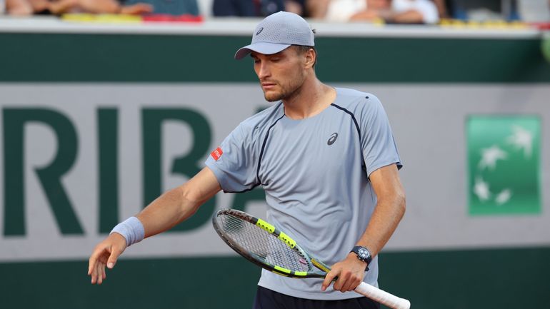 Roland-Garros : fin d’aventure pour Raphaël Collignon, battu en cinq sets par Matteo Arnaldi