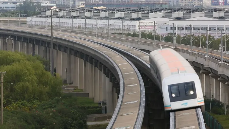 "Transrapide" à l’aéroport de Shanghai