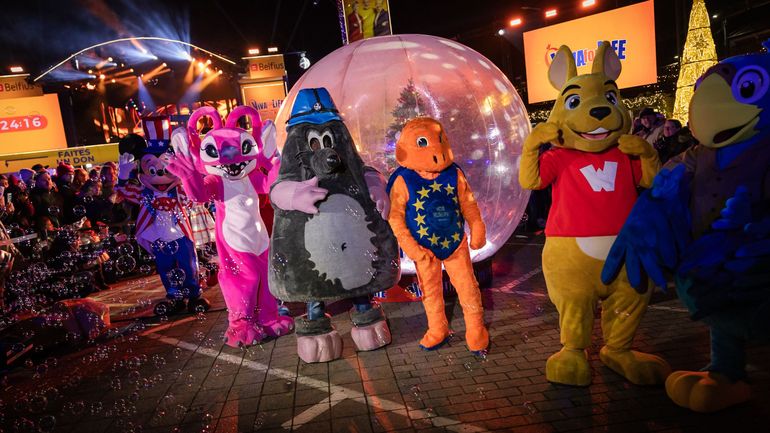 À Seraing, des enfants éblouis par une parade de mascottes organisée au profit de Viva for Life