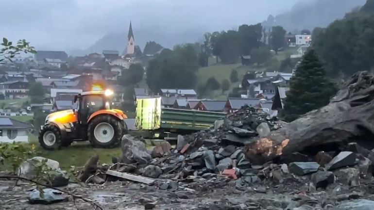 Autriche : de violents orages provoquent inondations et coulées de boue dans l'ouest montagneux