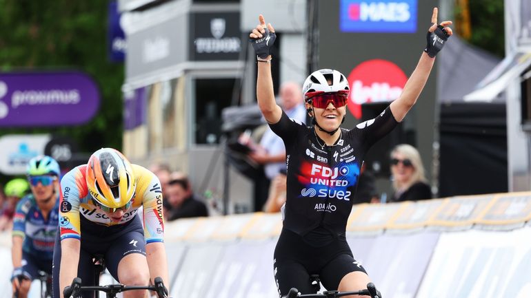 Célia Gery prolonge le superbe printemps de FDJ et remporte la Flèche Brabançonne