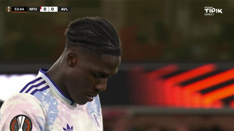 Europa League : Amadou Onana sort sur blessure face à Nottingham