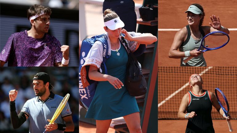Elise Mertens éliminée en double, fêtes nationales en Italie et en Russie : les faits marquants de ce lundi à Roland-Garros