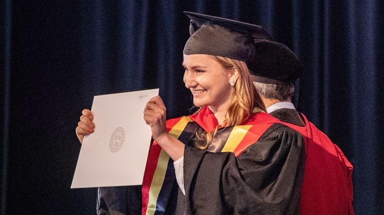 La princesse Élisabeth a reçu son diplôme de l'université américaine d'Harvard ce jeudi soir