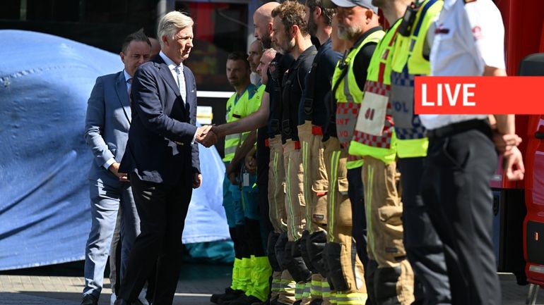 Direct - Incendie place de Brouckère à Bruxelles : 2 morts à déplorer, 4 personnes portées disparues, le Roi et Bart De Wever sont sur les lieux