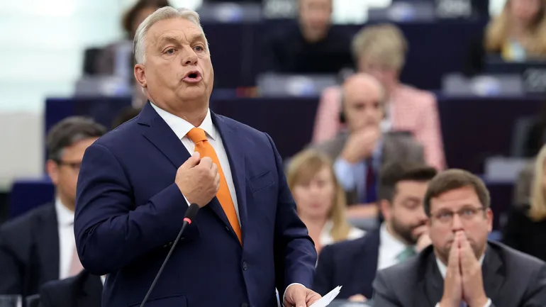 Viktor Orbán au Parlement européen : un match de boxe percutant, mais sans  vainqueur - RTBF Actus
