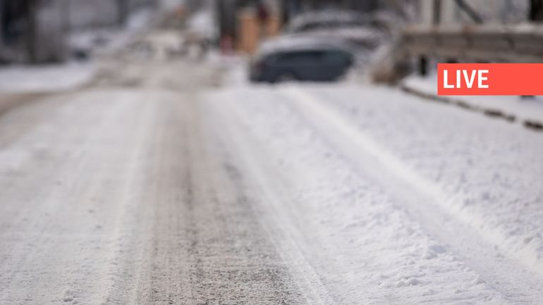 Direct - La Belgique en code orange aux conditions glissantes, la matinée s'annonce compliquée avec de nouvelles chutes de neige