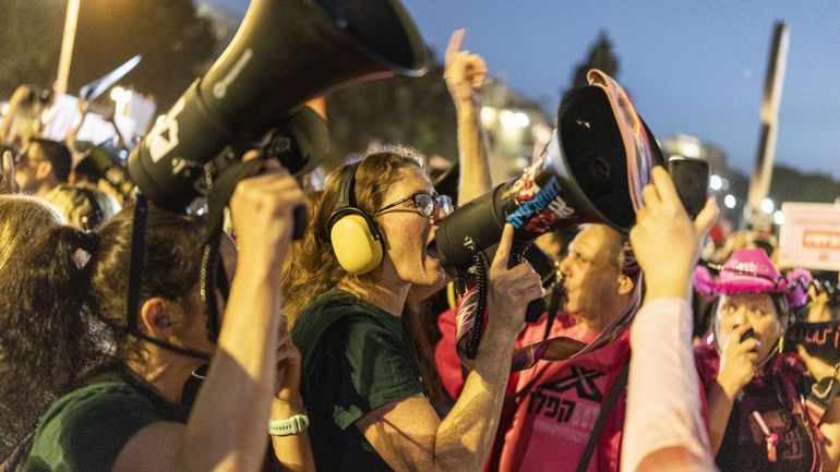Israël : plus d'un millier de manifestants contre la guerre avec l'Iran et le Hezbollah