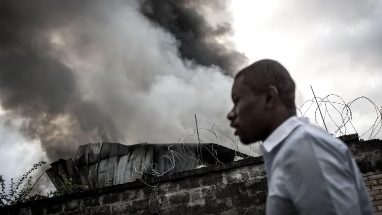 Incendie de la Commission électorale nationale indépendante (Céni), le 13 décembre