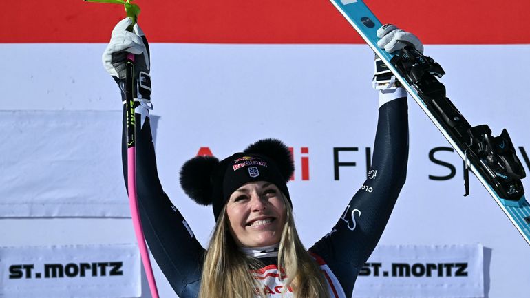 Brillante à St-Moritz, Lindsey Vonn renoue avec la victoire après 7 ans d’attente Brillante à St-Moritz, Lindsey Vonn renoue avec la victoire après 7 ans d’attente