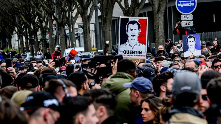 La préfecture du Rhône annonce saisir la justice après des saluts nazis observés lors de la marche pour Quentin Deranque