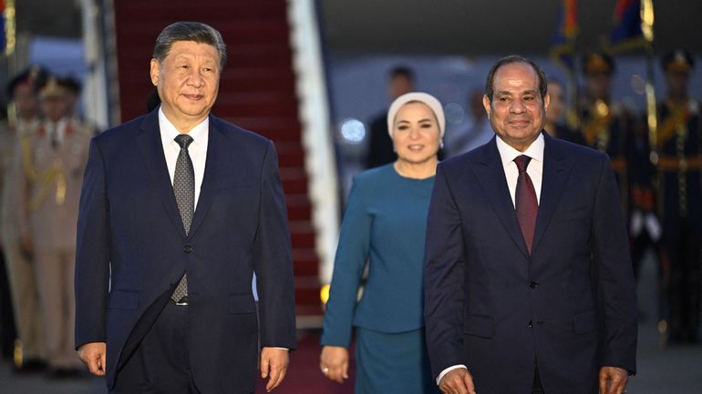 Xi en visite en Egypte, dans l'ombre de la guerre au Moyen-Orient et des sanctions américaines